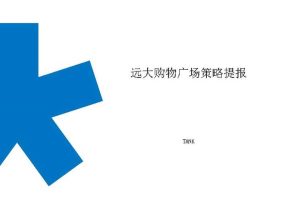 太原远大购物广场2018整合推广竞标方案-北京坦克广告（PDF）