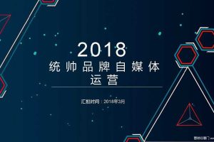 统帅2018品牌自媒体运营方案-互拓（PDF）
