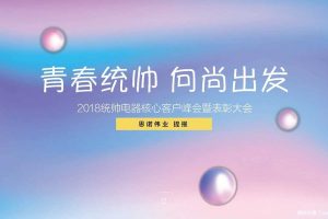 统帅电器2018核心客户峰会暨表彰大会策划方案（PDF）