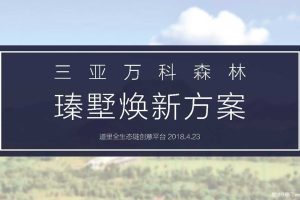万科·三亚万科森林瑧墅2018焕新方案（PDF）