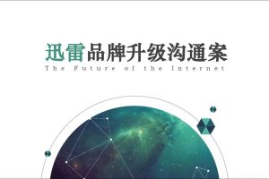 迅雷品牌升级整合传播方案（PDF）