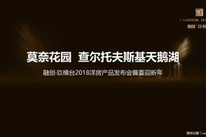 融创玖樟台2018洋房产品发布会暨喜迎新年策划案（PPT）