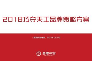 红木家居品牌巧夺天工2018品牌策略方案（PDF）