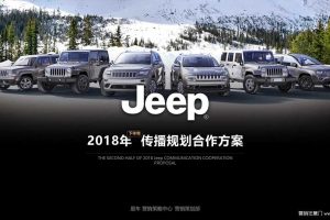 Jeep汽车 x 易车网2018年下半年传播规划合作方案（PPT）