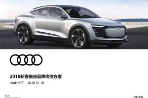奥迪2018春节品牌营销传播方案（PPT）