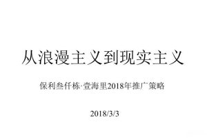 保利叁仟栋·壹海里2018年推广策略方案（PPT）