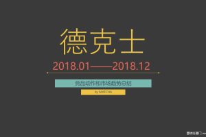 德克士2018年度竞品动作和市场趋势总结（PPT）