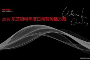东芝厨电2018年度日常传播方案（PPT）