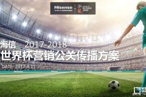 海信2017-2018世界杯营销公关传播方案（PPT）
