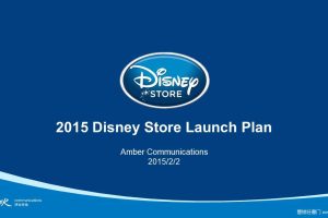 迪士尼旗舰店2015上线传播方案（PPT）