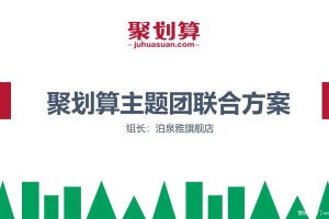 聚划算主题团联合促销活动方案（PPT）