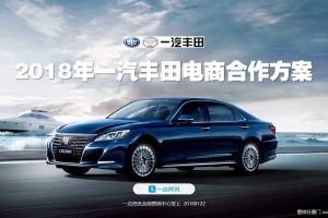 一汽丰田品牌2018年度电商合作方案-一点资讯（PPT）