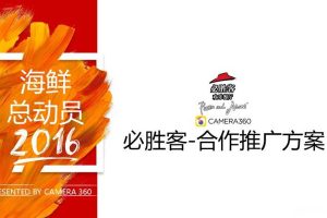 必胜客&Camera360合作推广方案（PPT）