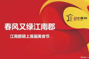 江南郡颍上2017美食节活动策划案（PPT）