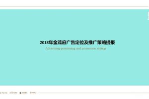 苏州科金茂府2018广告定位及推广策略提报（PPT）