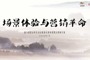 富力南昆山养生谷&新浪乐居2016电商整合营销方案（PDF）