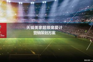 天猫美家2018世界杯超级宠爱计策划方案（PDF）
