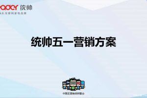 统帅电器2017五一营销方案（PDF）