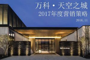 万科天空之城2017年度营销策略方案（PDF）