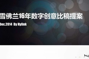 雪佛兰2016数字整合营销方案（PDF）