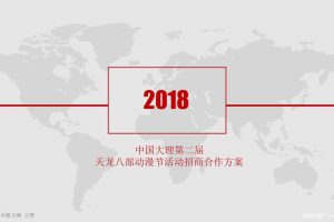 2018中国大理第二届天龙八部动漫节活动招商方案（PPT）