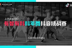 上汽荣威RX3-2018春节抖音挑战赛合作方案（PPT）