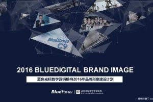 蓝色光标数字营销机构2016品牌形象建设方案（PPT）