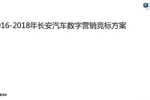 长安汽车2016-2018年数字营销竞标方案（PDF）