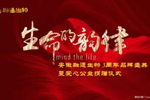 2018安徽融通生物3周年品牌盛典暨爱心公益捐赠仪式活动策划案（PPT）