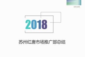 花样年商业全国统一项目市场推广部年终总结及计划（PPT）