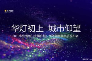 华润置地（安徽区域）2019商务年会暨品质发布会活动方案（PPT）