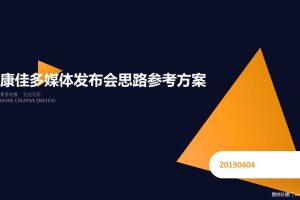康佳电视2019发布会活动策划方案（PPT）