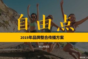 卫生巾品牌自由点2019整合传播方案（PDF）
