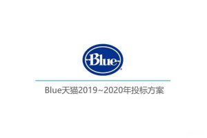 Blue影音2019-2020年天猫电商运营投标方案（PPT）
