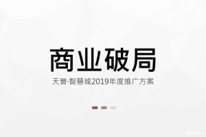 天誉·智慧城19年度整合营销推广方案（PDF）
