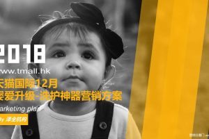 天猫国际2018年12月婴爱升级-洗护神器营销方案（PDF）