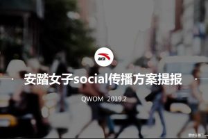 安踏女子2019社会化传播方案（PDF）