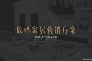 2019天猫国际妙物日数码家居品类营销方案（PDF）