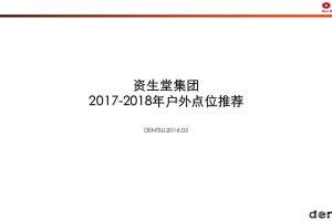 资生堂集团2017-2018年户外广告点位推荐方案（PPT）