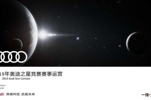 2019年奥迪之星竞赛赛事运营执行方案（PPT）