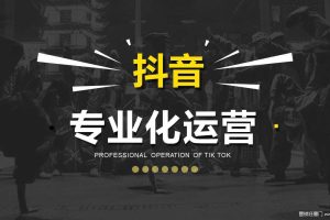 2019年抖音专业化运营方案（PPT）