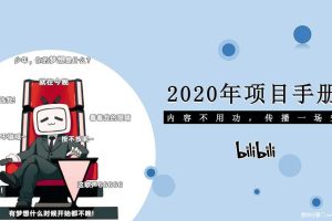 B站（bilibili）2020年项目手册（PDF）