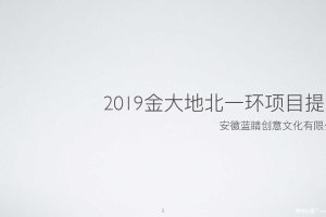 金大地北一环项目2019整合推广提报方案（PDF）