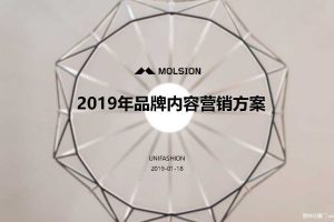 陌森眼镜2019年品牌内容营销方案（PDF）