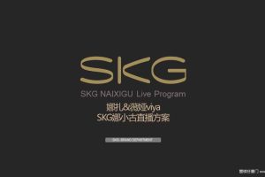 2020娜扎x薇娅SKG娜小古直播方案（PPT）