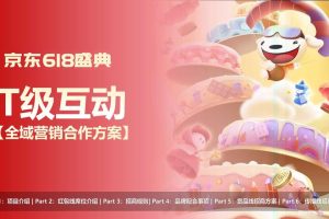 2021年京东618盛典T级互动全域营销招商合作方案（PPT）