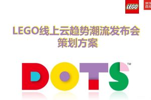 LEGO乐高线上云趋势潮流发布会京东直播策划方案（PPT）