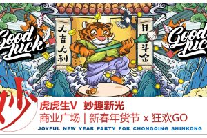2022商业广场新春年货节“虎虎生V 妙趣新光”活动策划方案（PPT）