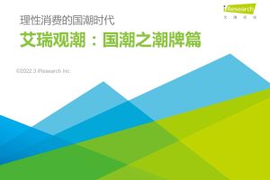 国潮之潮牌篇-理性消费的国潮时代（PDF）
