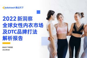 2022全球女性内衣市场洞察及DTC品牌打法解析报告（PDF）